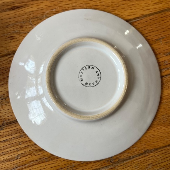 Vintage Orange Western Germany MCM Teacup and Saucer - Picture 8 of 8